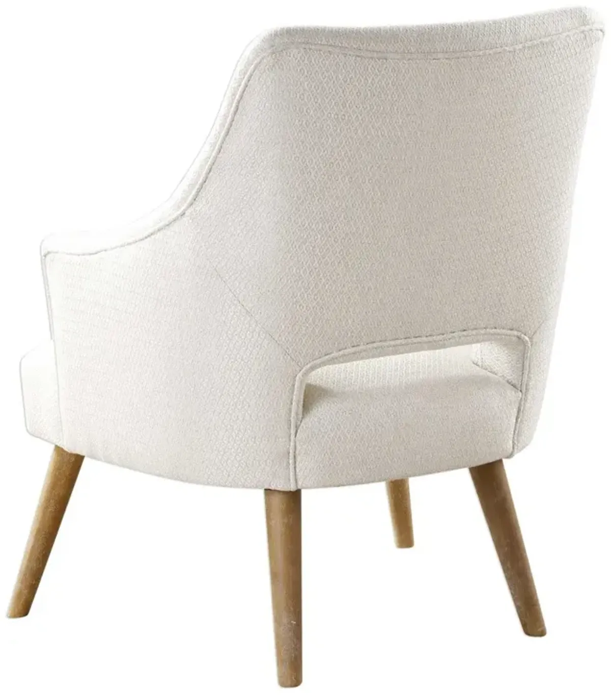 Uttermost Dree White Accent Chair