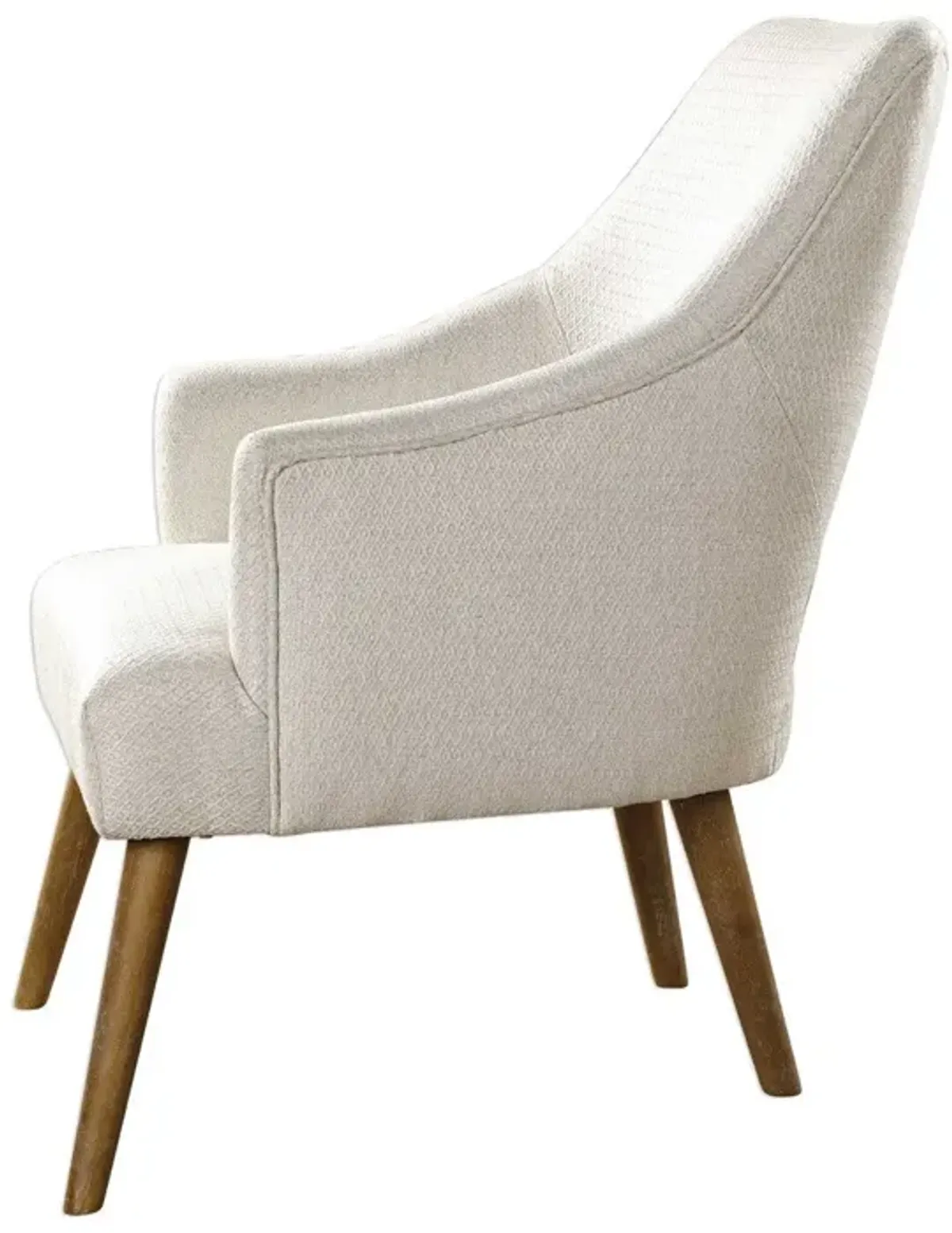 Uttermost Dree White Accent Chair