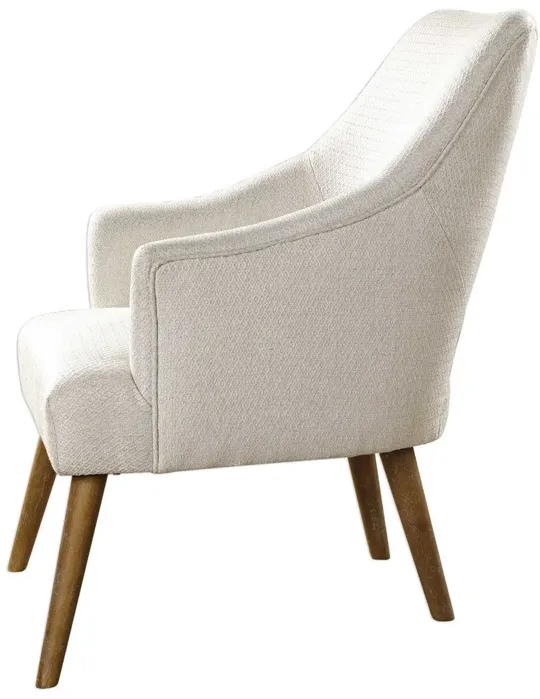 DREE WHITE ACCENT CHAIR