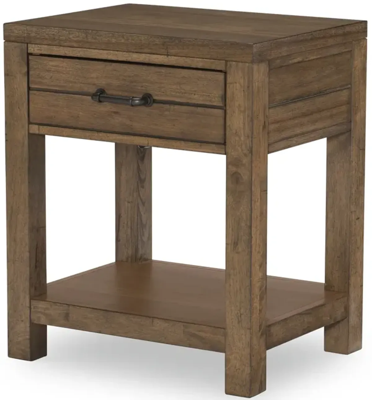 Legacy Classic Summer Camp Brown Open Nightstand Brown Finish