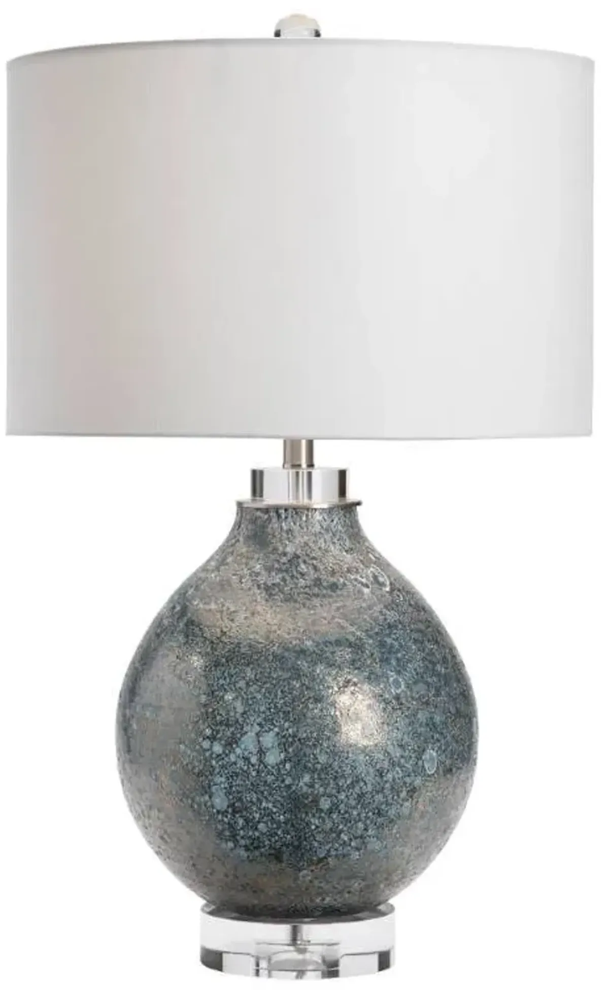 Crestview Dalton Blue/Gray/White Table Lamp