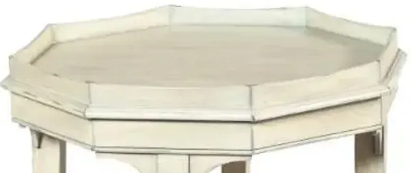 Hekman Aged Taupe Accent Table