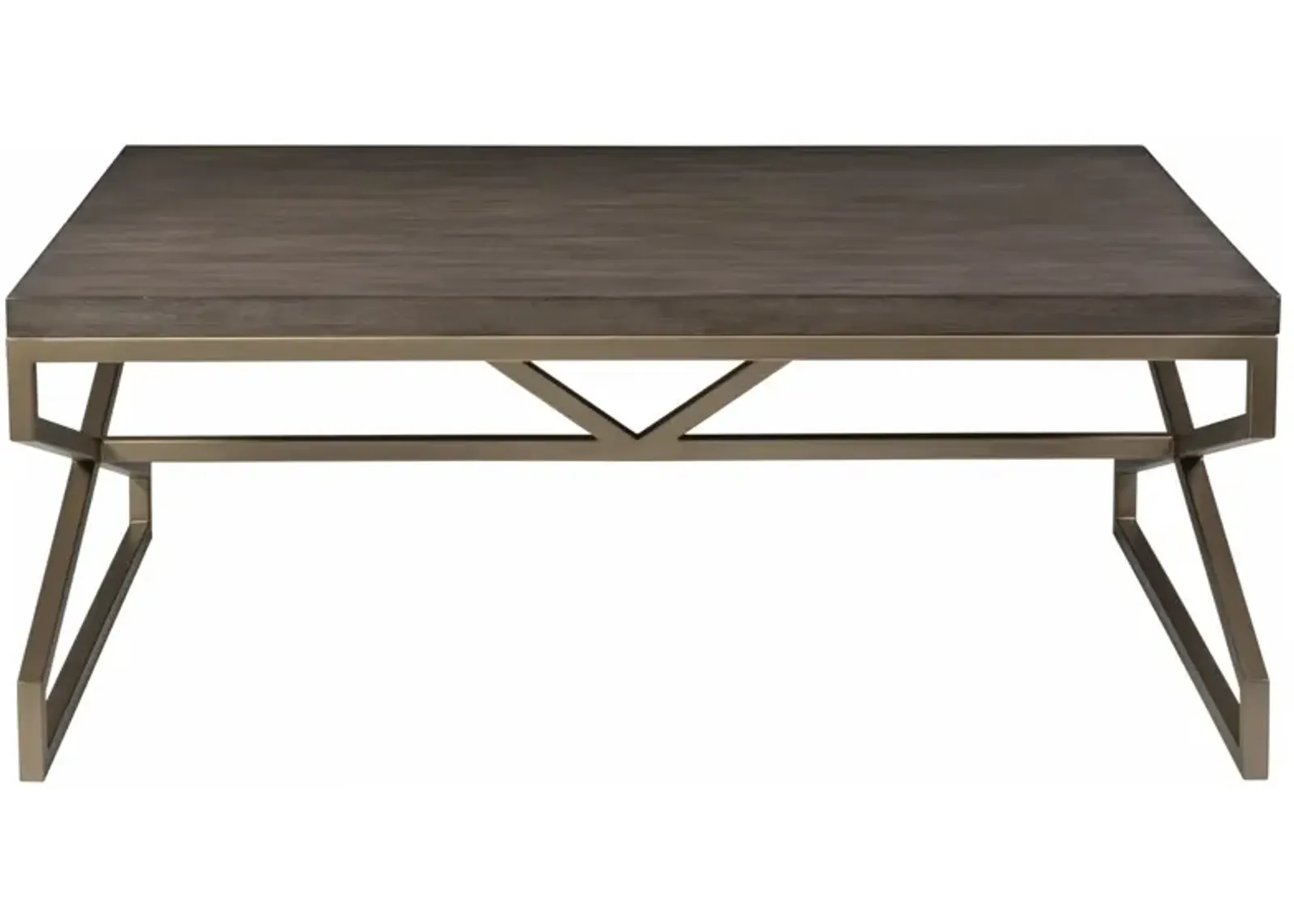 Artistica Home by Lexington Cohesion Program Edict 48 Inch Rectangular Mahogany Wood Cocktail Table Dark Brown