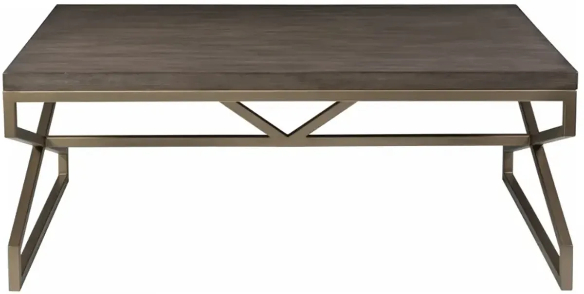 Artistica Home by Lexington Cohesion Program Edict 48 Inch Rectangular Mahogany Wood Cocktail Table Dark Brown