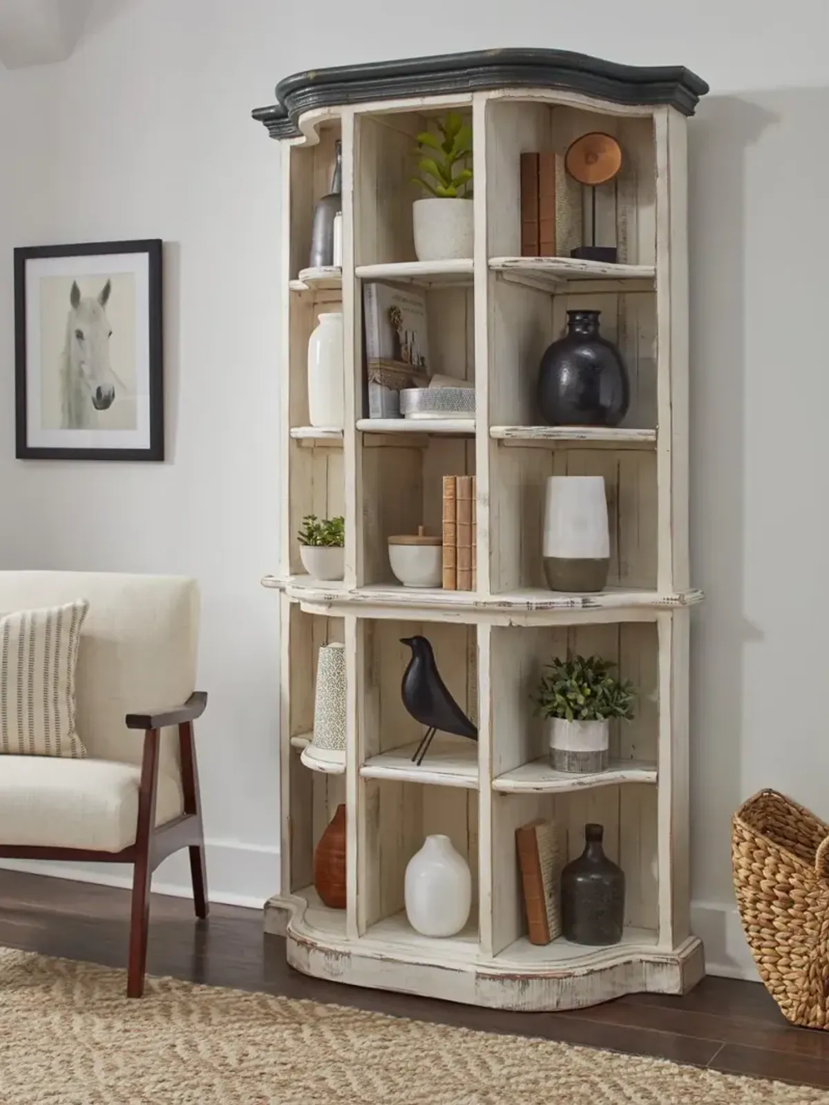 Aspenhome Hinsdale Cottonwood Display Bookcase