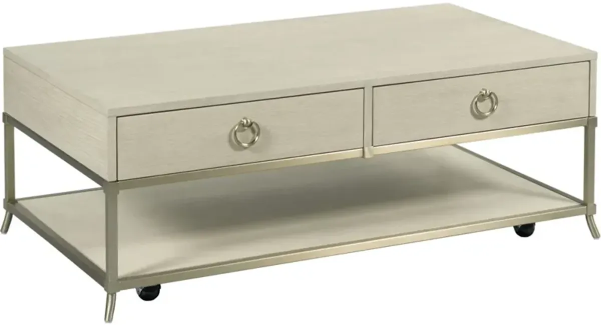 American Drew Lenox Alabaster Westgate Cream Coffee Table