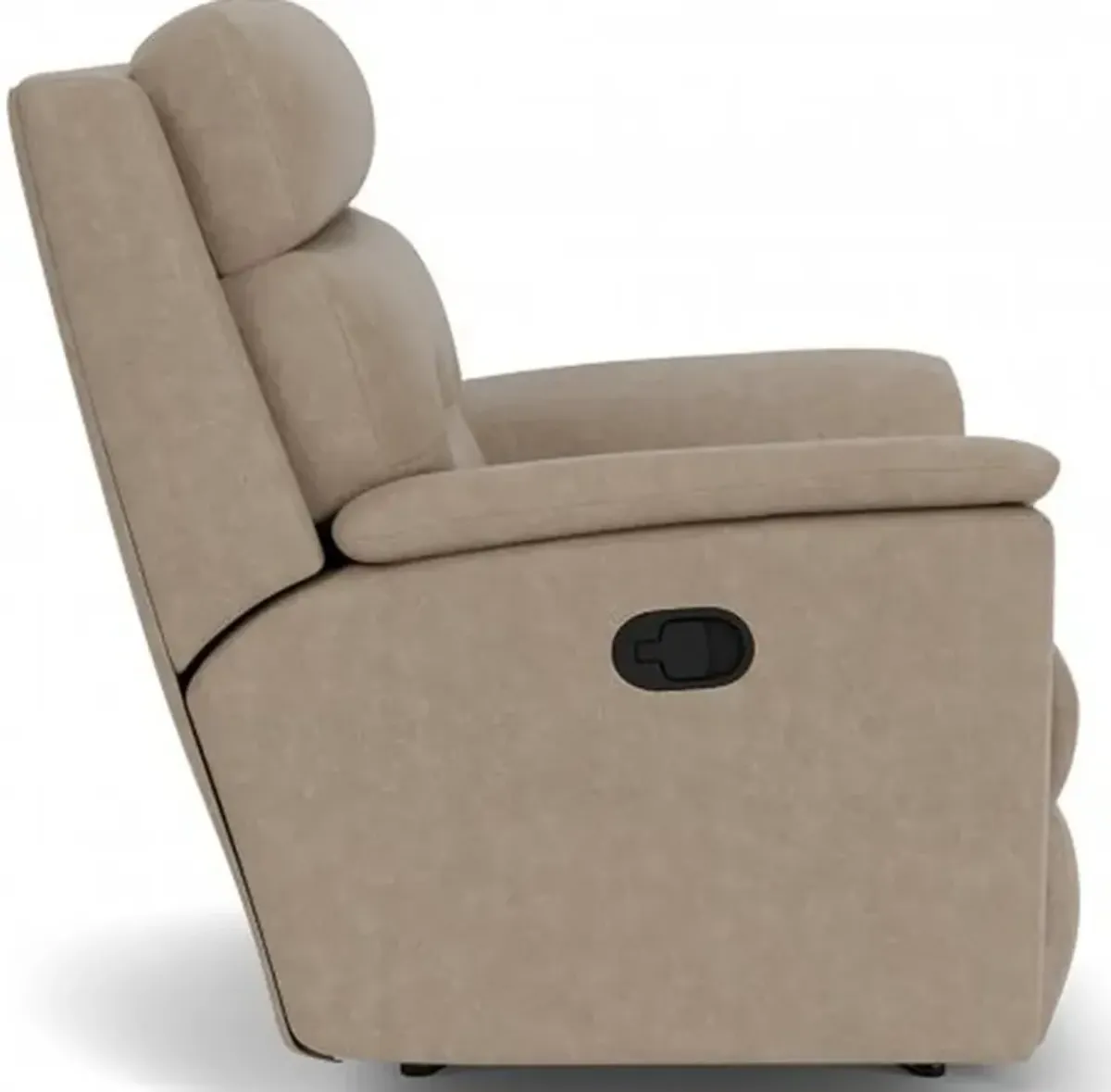 Flexsteel Mason Gray Flint Rocking Manual Recliner