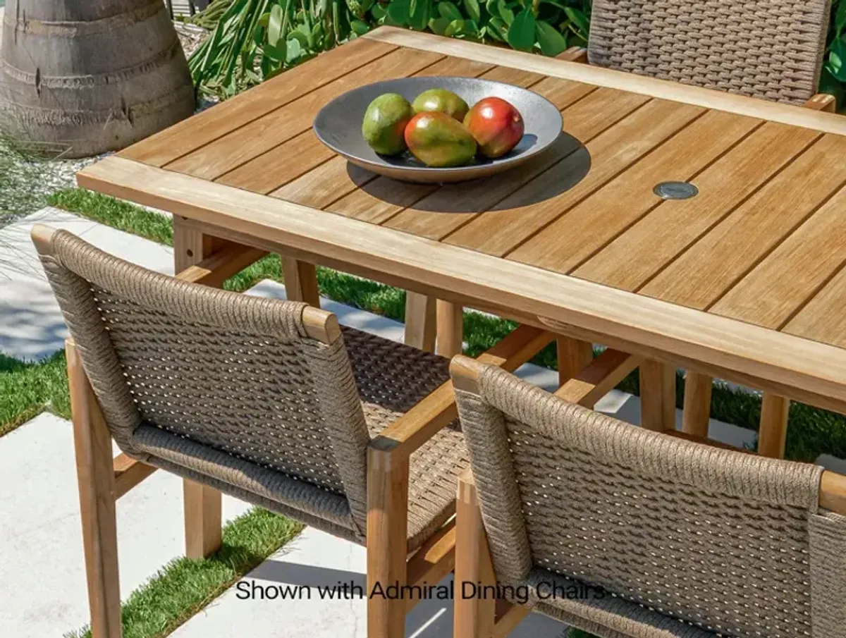 Royal Teak 65 Inch Admiral Outdoor Dining Table