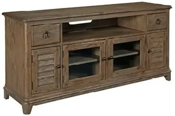 Kincaid 66 Inch Weatherford Weatherford Heather Media Entertainment TV Stand