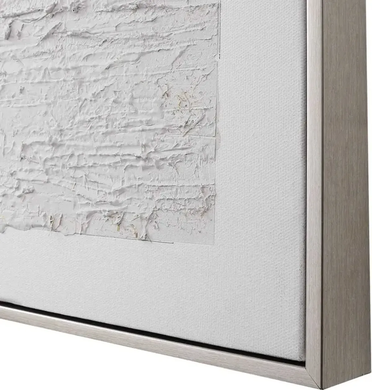 Uttermost Stardust Light Gray Hand Painted Modern Wall Art
