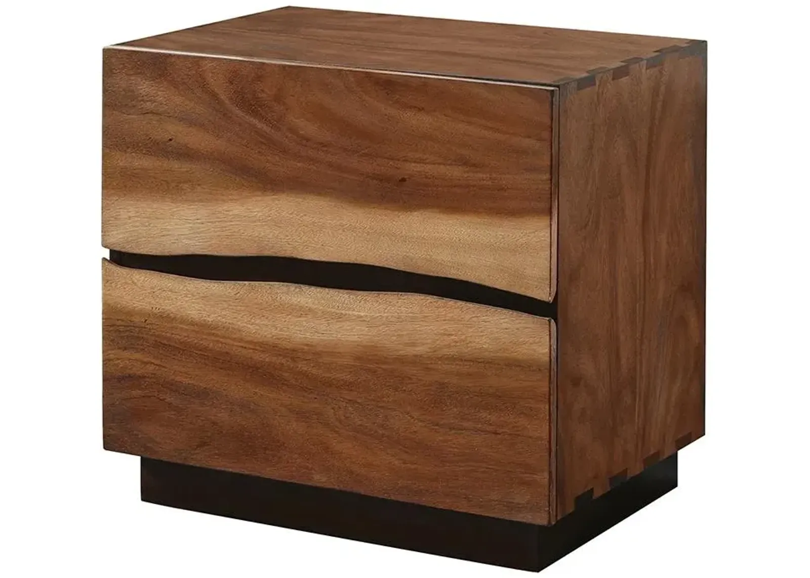 Coaster Winslow 2-Drawer Nightstand Smokey Walnut