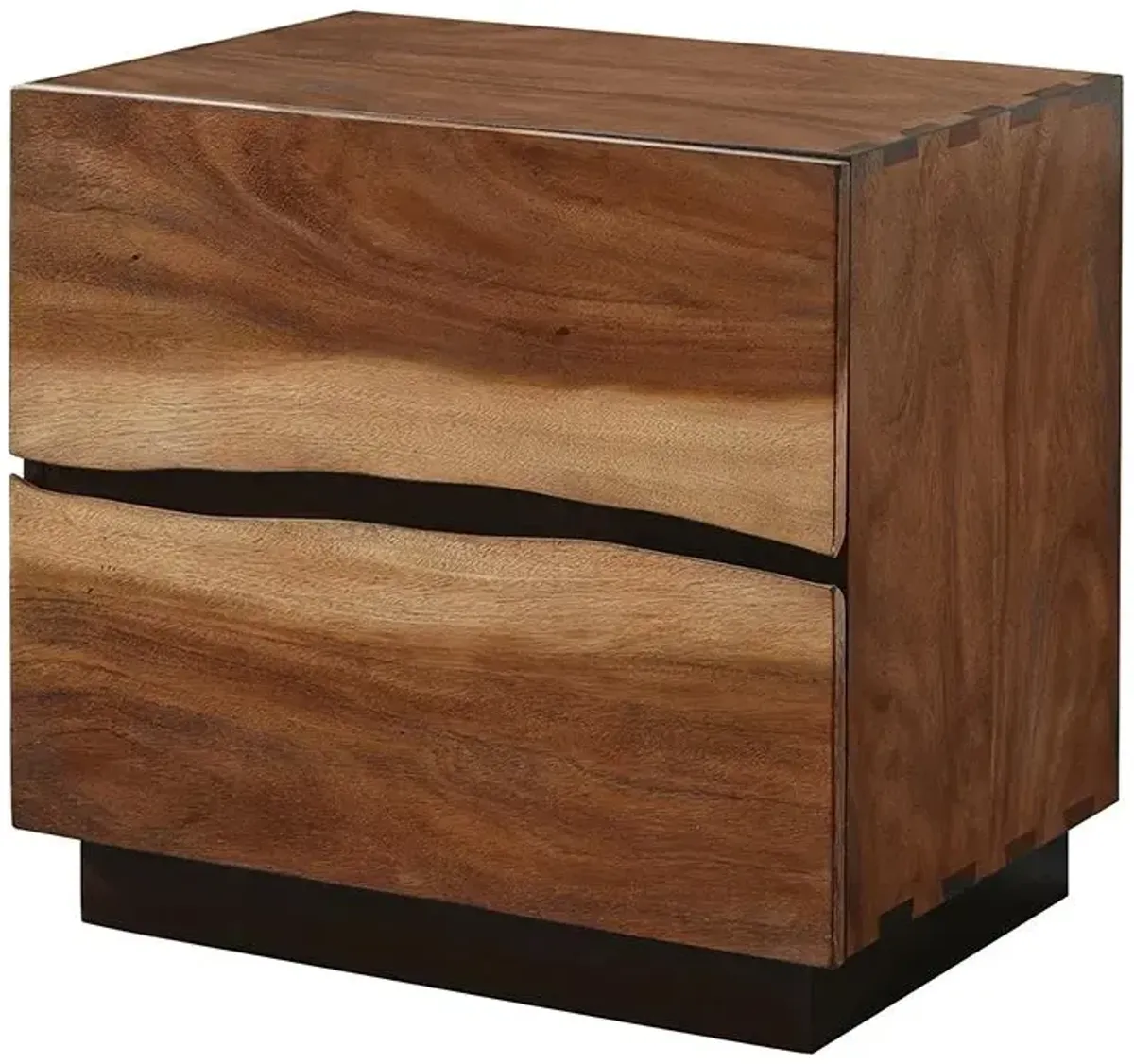 Coaster Winslow 2-Drawer Nightstand Smokey Walnut