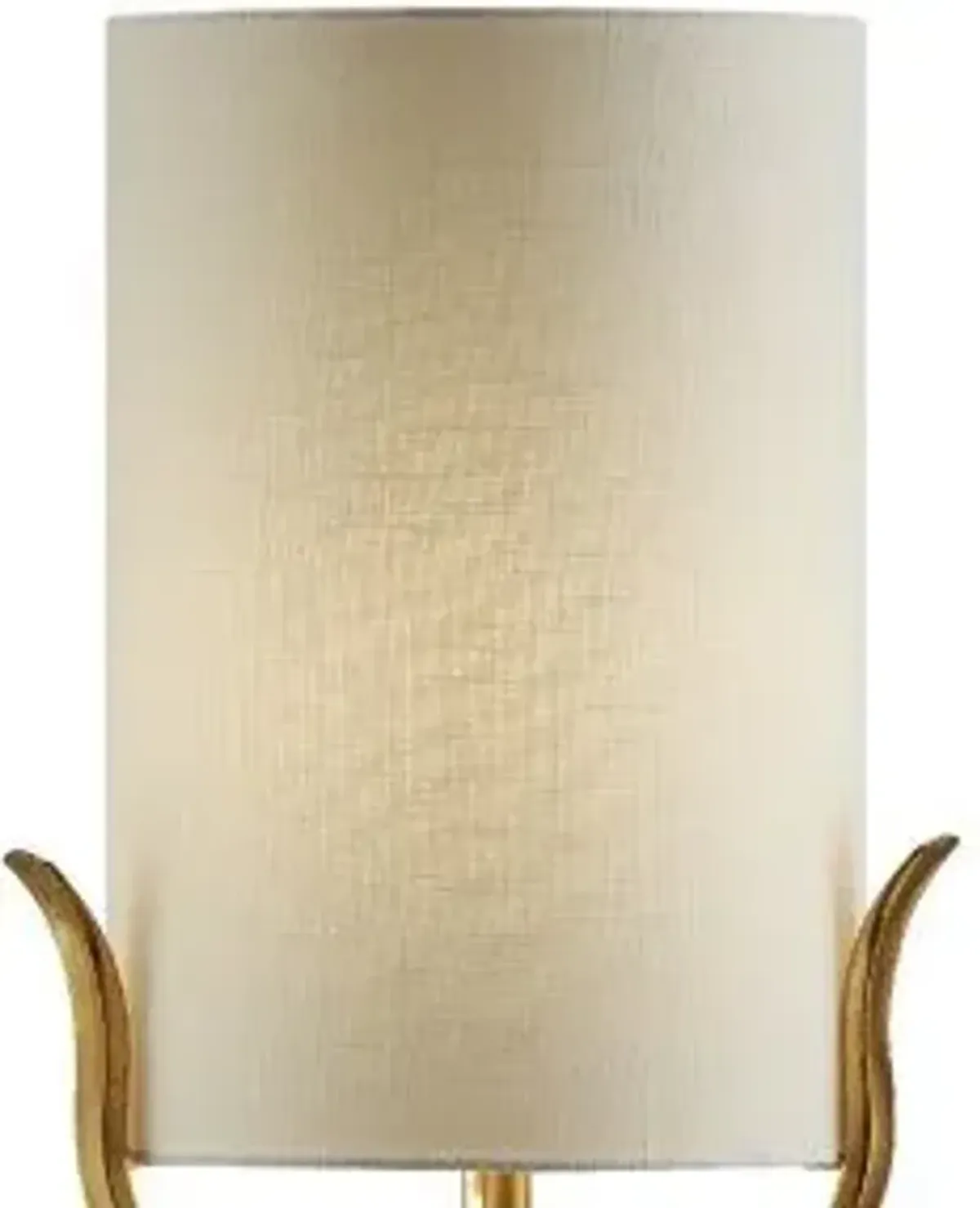 Crestview Xavier Gold/White Table Lamp