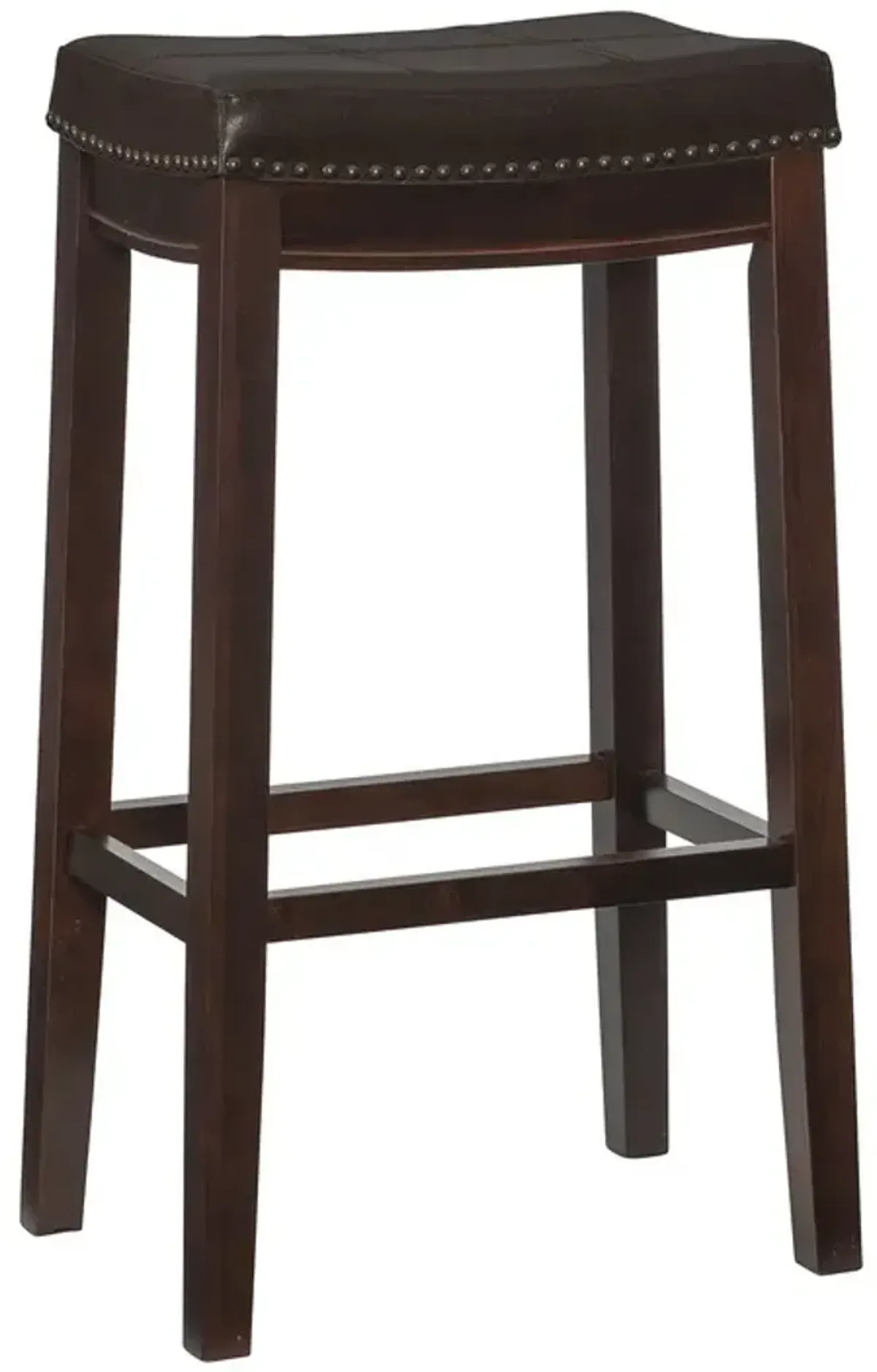 Linon Claridge Brown Bar Stool