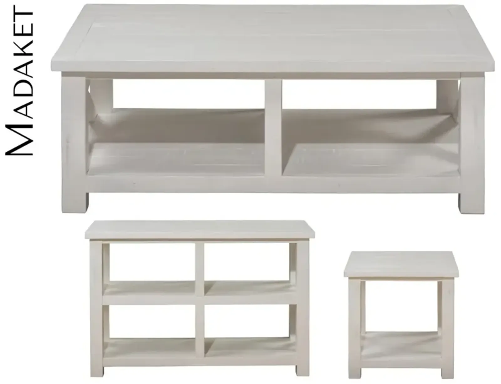 Jofran Madaket Cocktail Table Madaket White