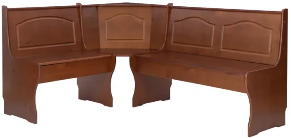Linon Chelsea Walnut Corner Unit