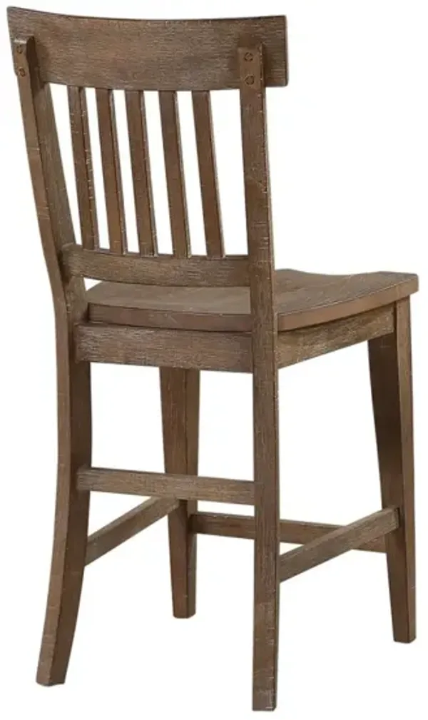 Steve Silver Riverdale Driftwood 24-Inch Counter-Height Stool