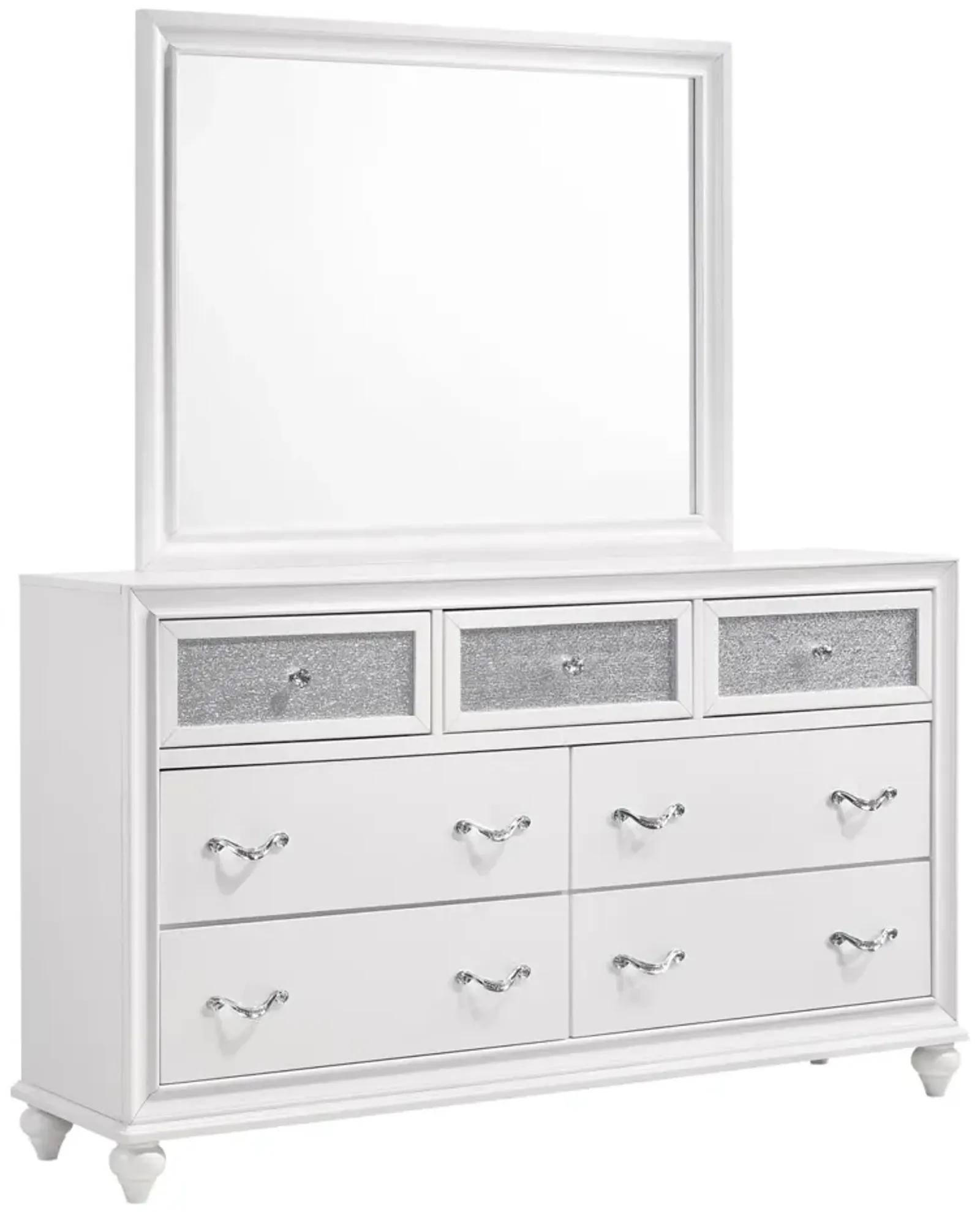 Coaster Barzini Dresser Mirror White