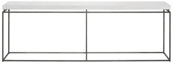 Universal Modern Farmhouse Watts Pepper/Rustic Oak Console Table