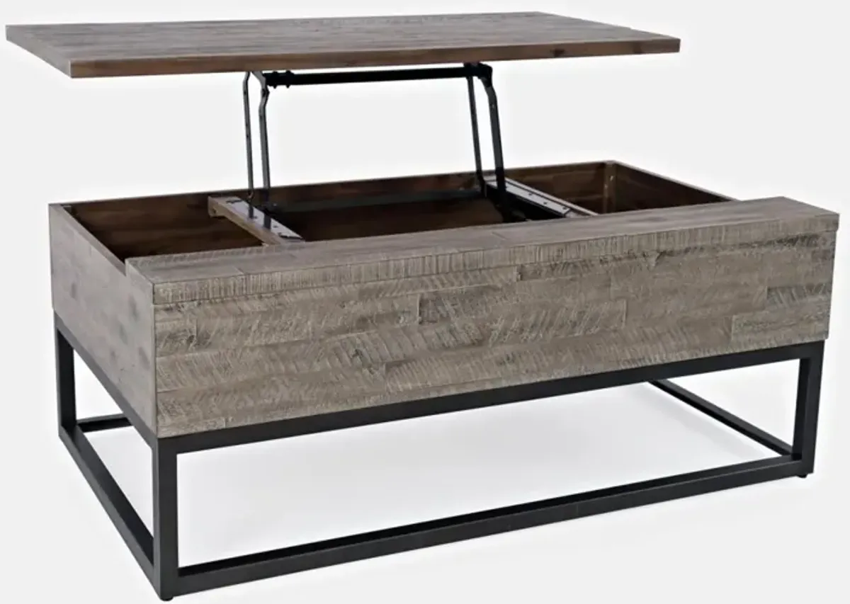 Jofran East Hampton Lift-Top Cocktail Table Distressed Grey