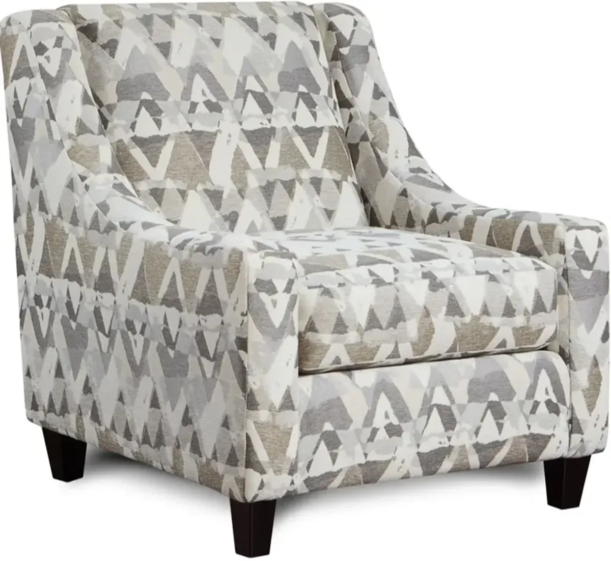 Fusion Alton Mountain View Cement Accent Chair