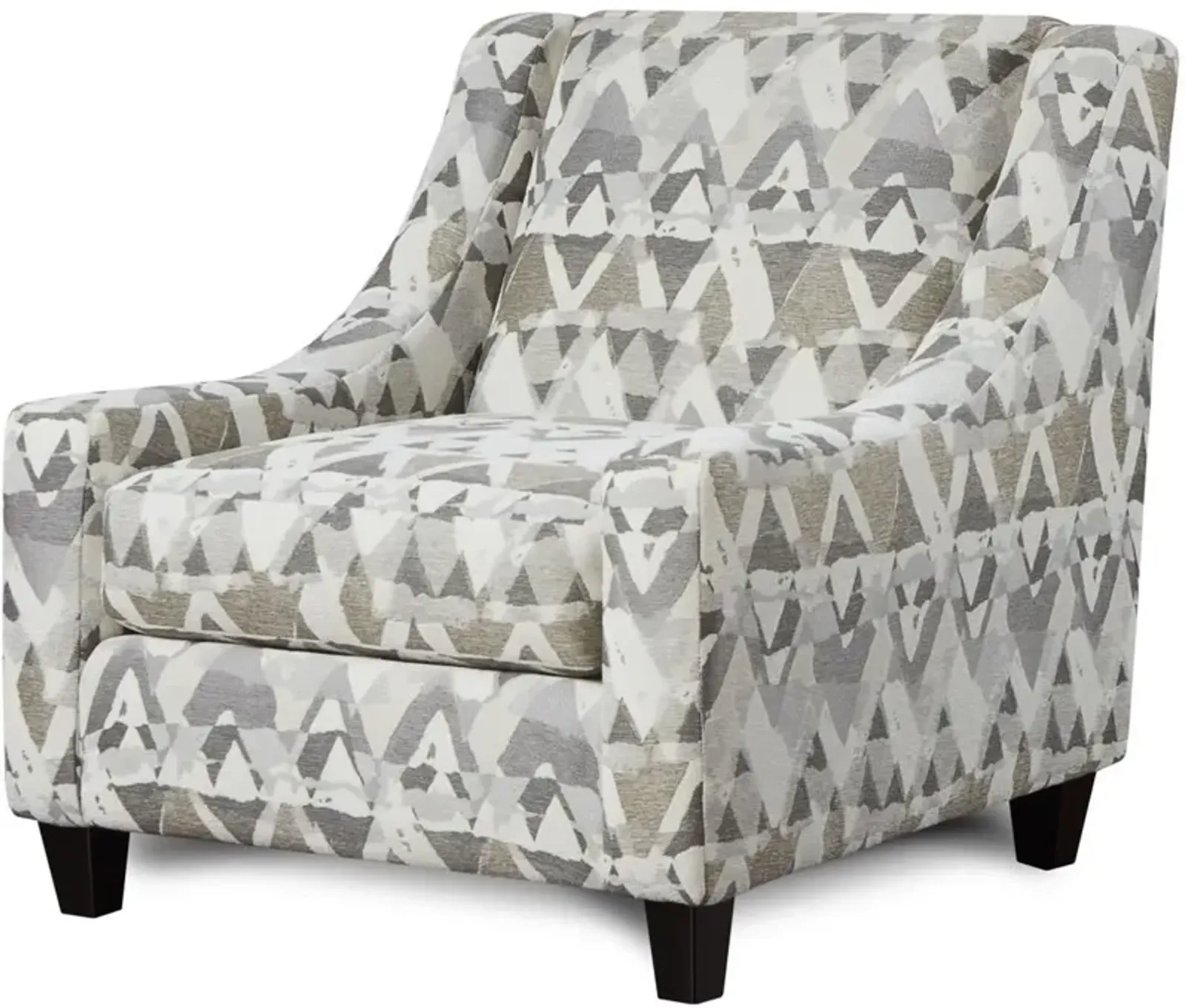 Fusion Alton Mountain View Cement Accent Chair