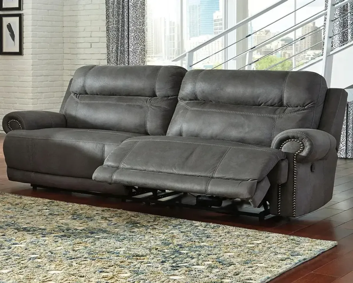 Ashley Austere Gray 2 Seat Reclining Sofa