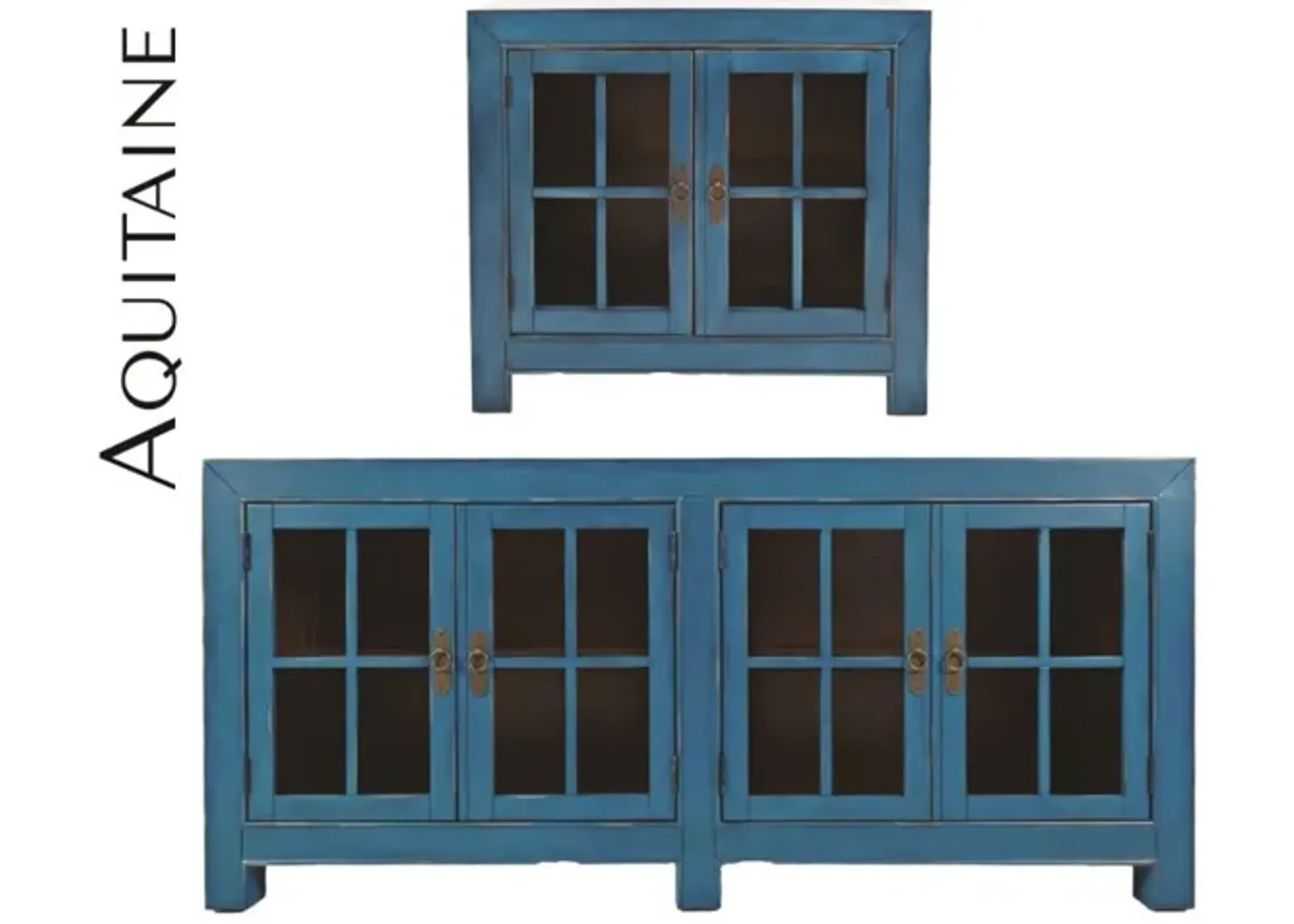 Jofran Aquitaine Accent Cabinet Azure