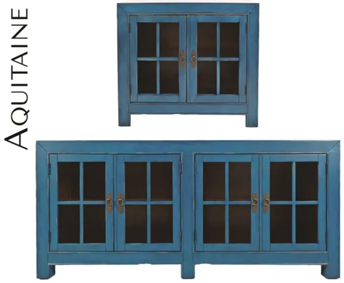 Jofran Aquitaine Accent Cabinet Azure