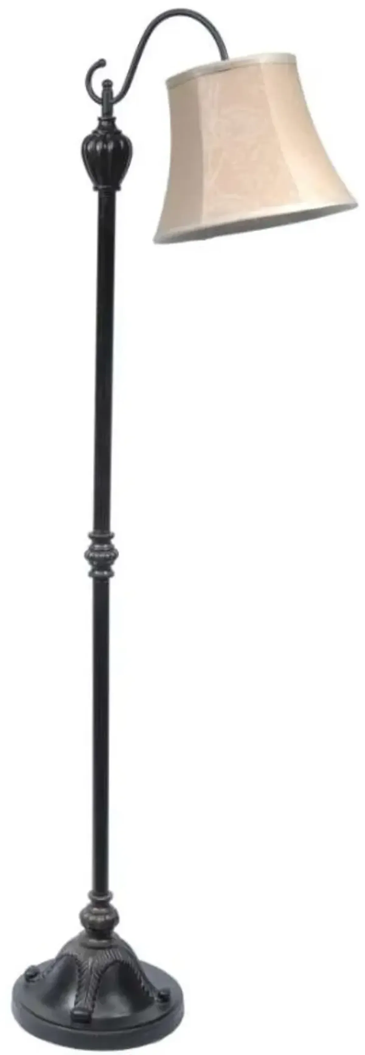 Crestview Briggs Downbridge Antique Bronze Floor Lamp