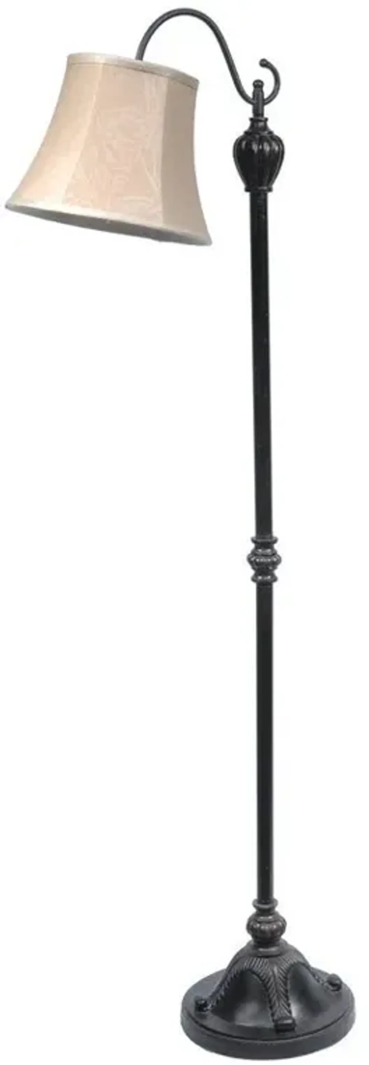 Crestview Briggs Downbridge Antique Bronze Floor Lamp