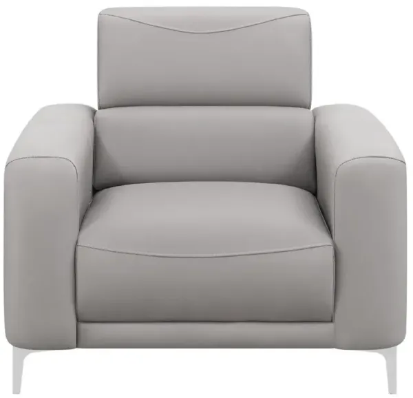 Glenmark Upholstered Track Arm Accent Chair Taupe