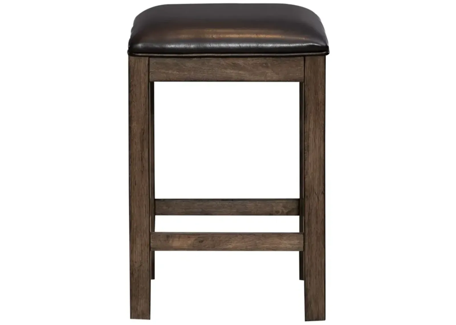 Liberty Furniture Lennox Medium Brown Upholstered Console Stool