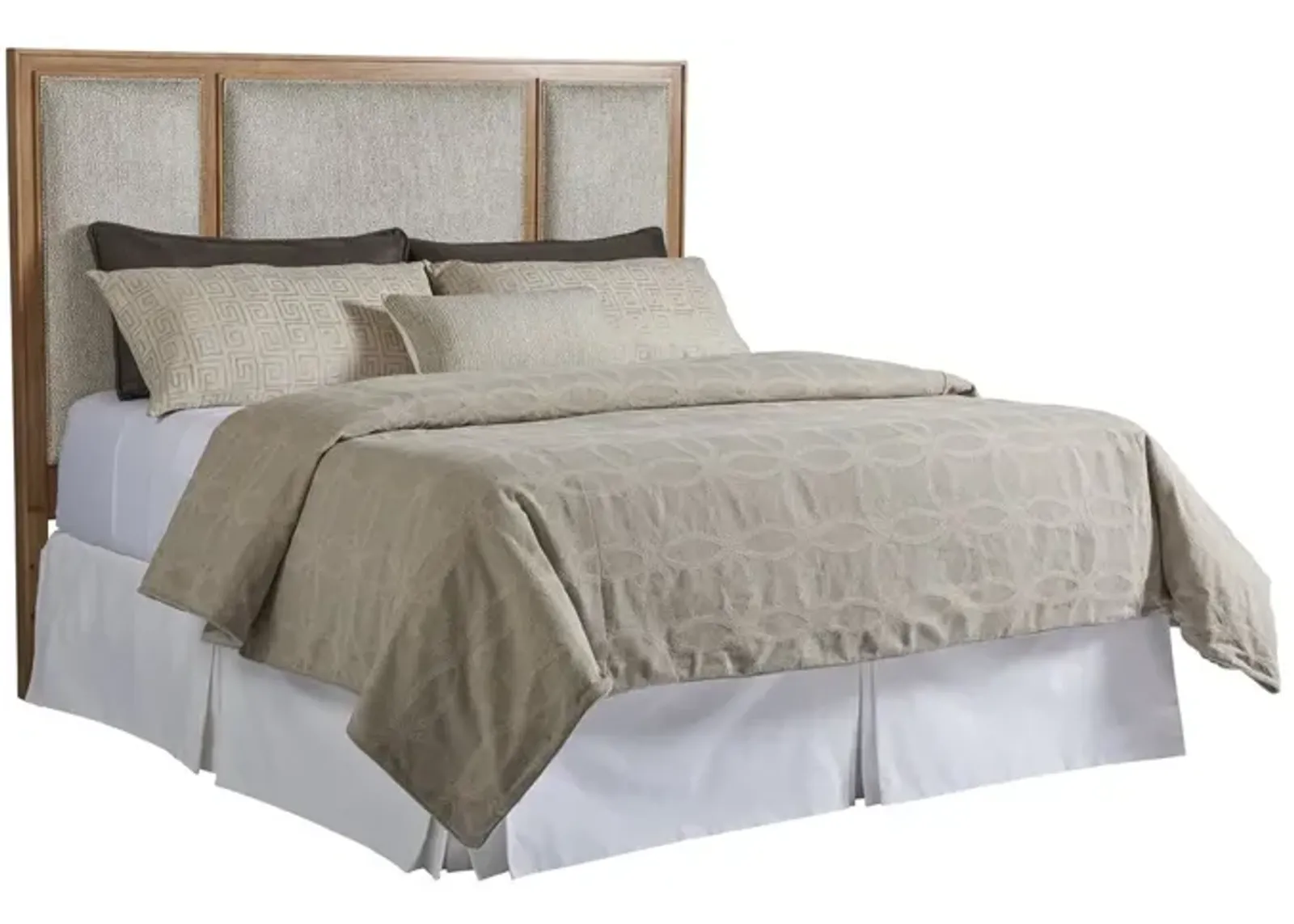 Barclay Butera by Lexington Newport Crystal Cove Upholstered Panel California King Headboard