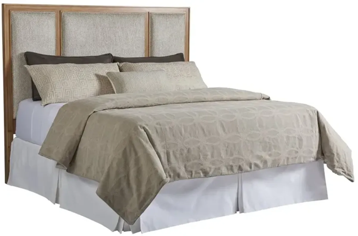 Barclay Butera by Lexington Newport Crystal Cove Upholstered Panel California King Headboard