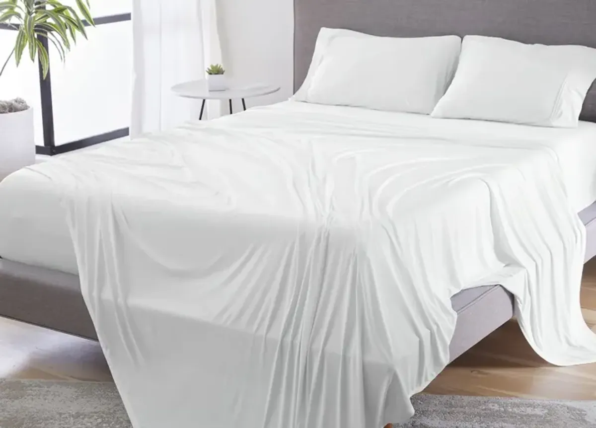 Bedgear Queen Bright White Dri-Tec Sheet Set