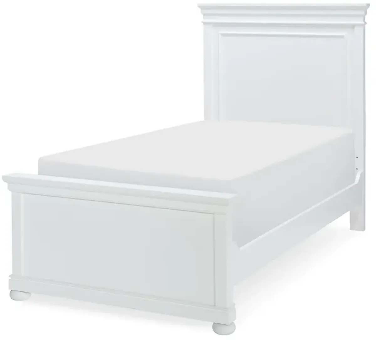 Legacy Classic Canterbury White Panel Headboard Twin White Finish