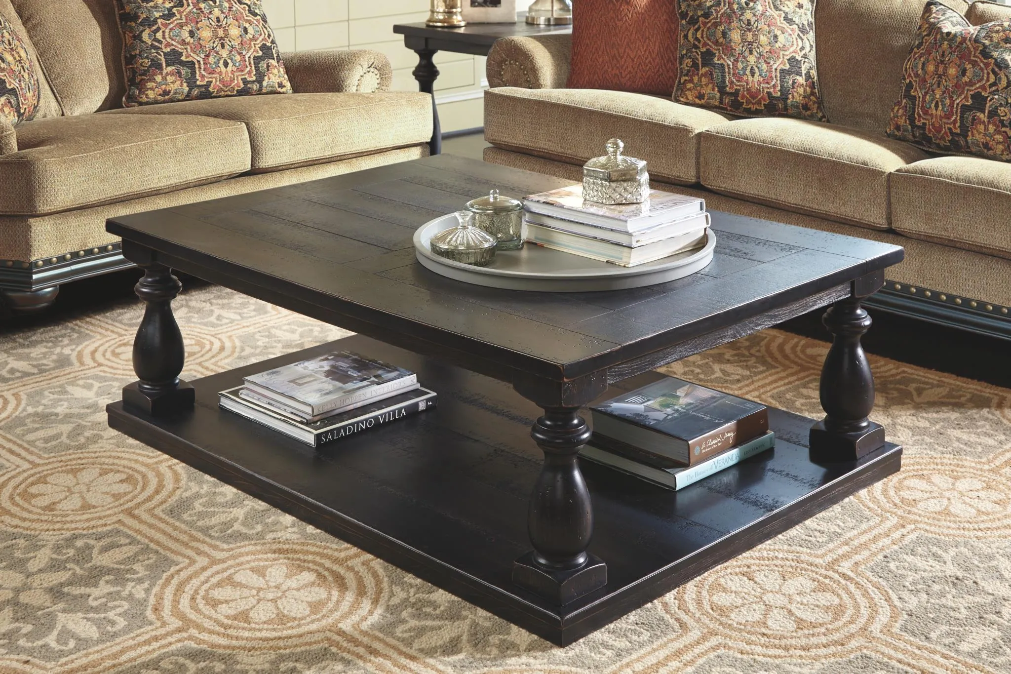 MALLACAR COFFEE TABLE BLACK SIGNATURE DESIGN