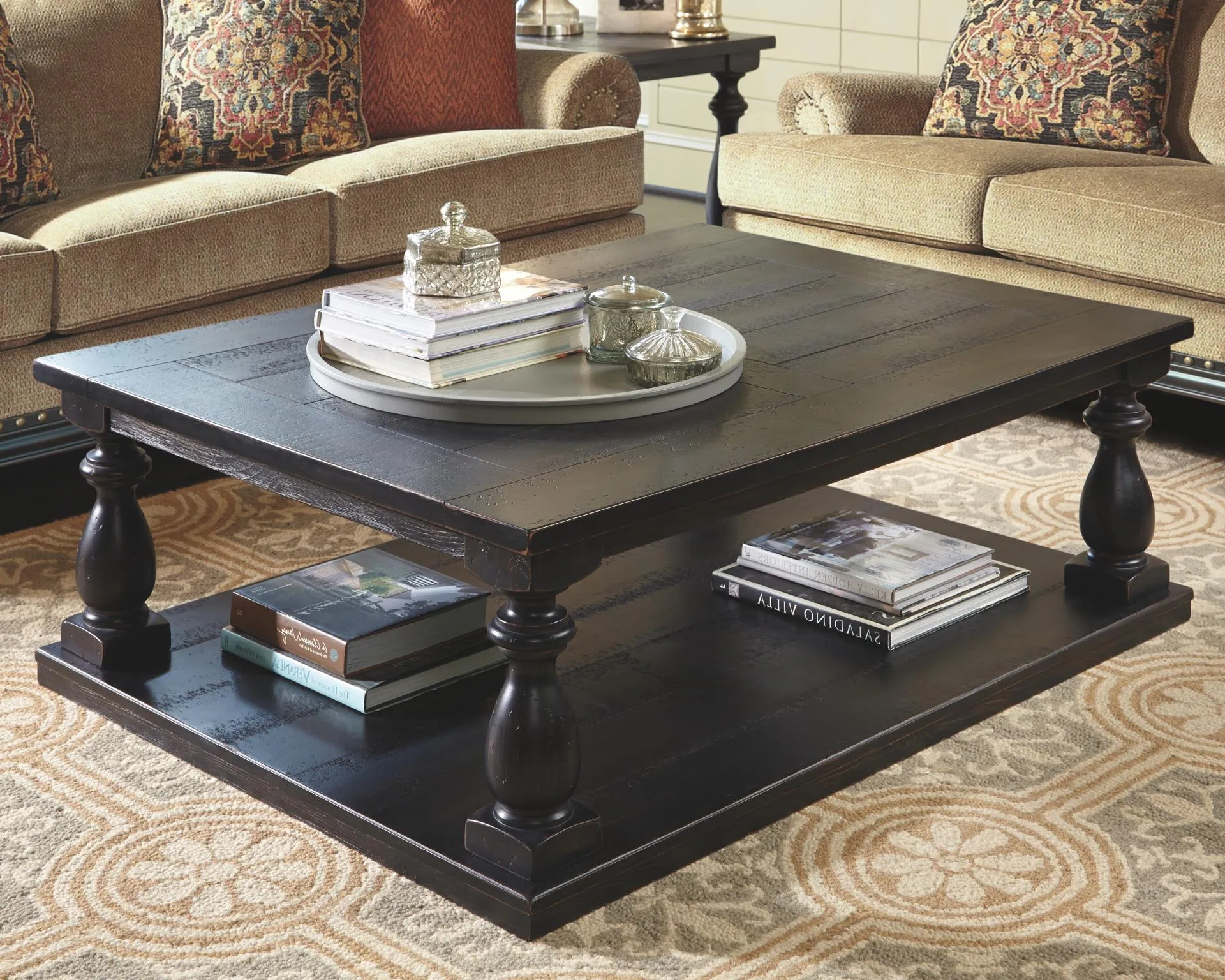 MALLACAR COFFEE TABLE BLACK SIGNATURE DESIGN