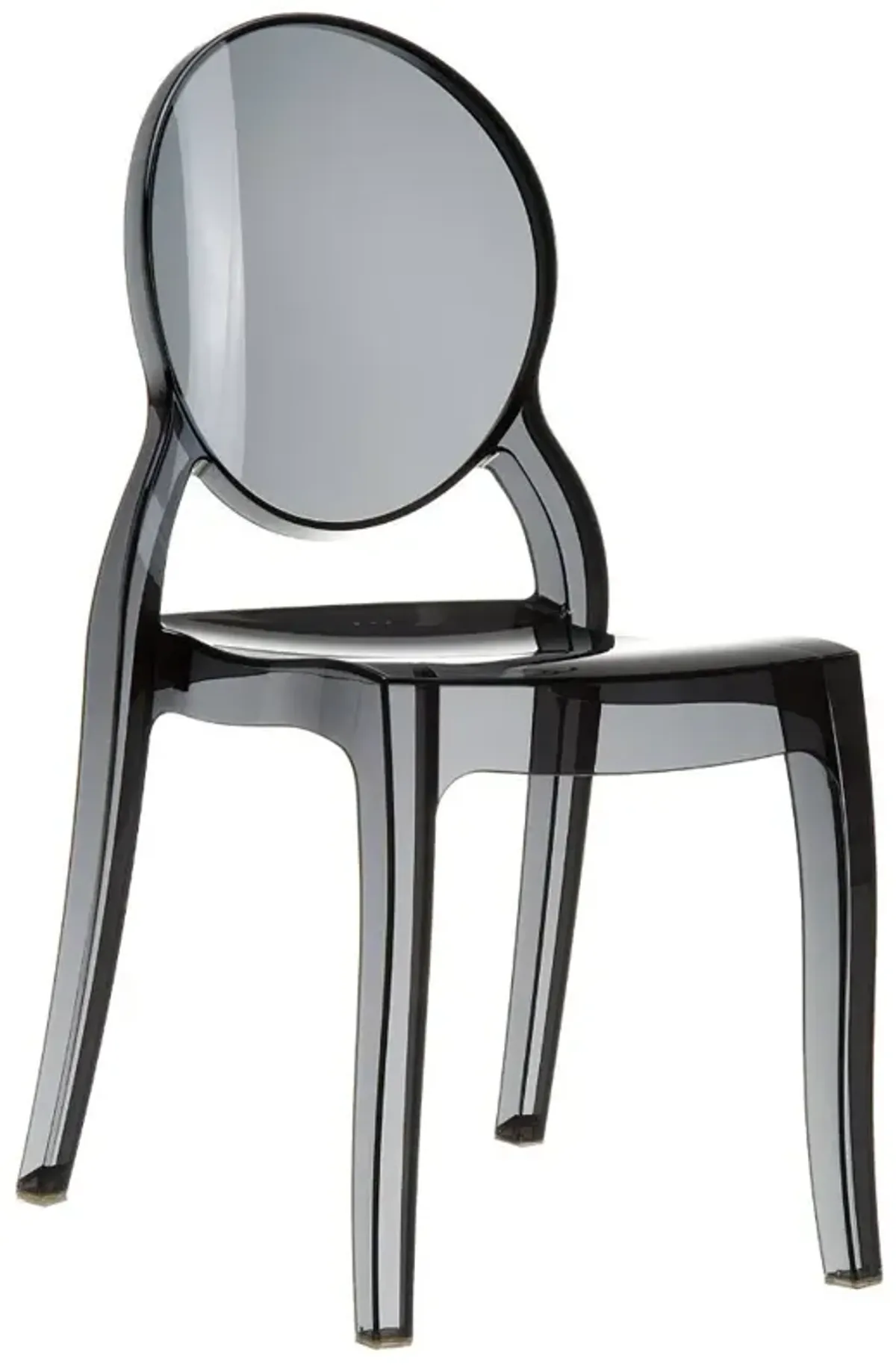 Compamia Elizabeth Polycarbonate Dining Chair Transparent Black