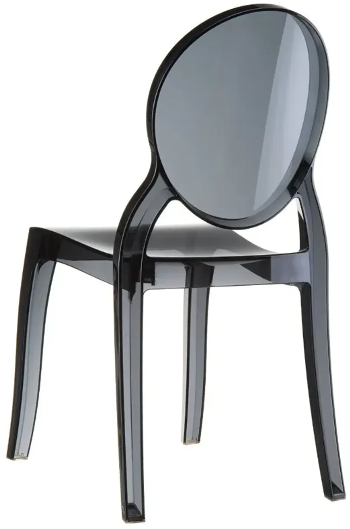 Compamia Elizabeth Polycarbonate Dining Chair Transparent Black