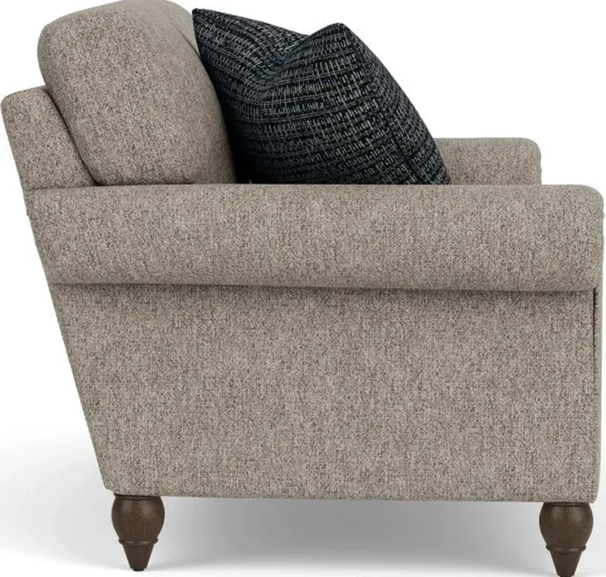 Flexsteel South Haven Silver Muslin Loveseat