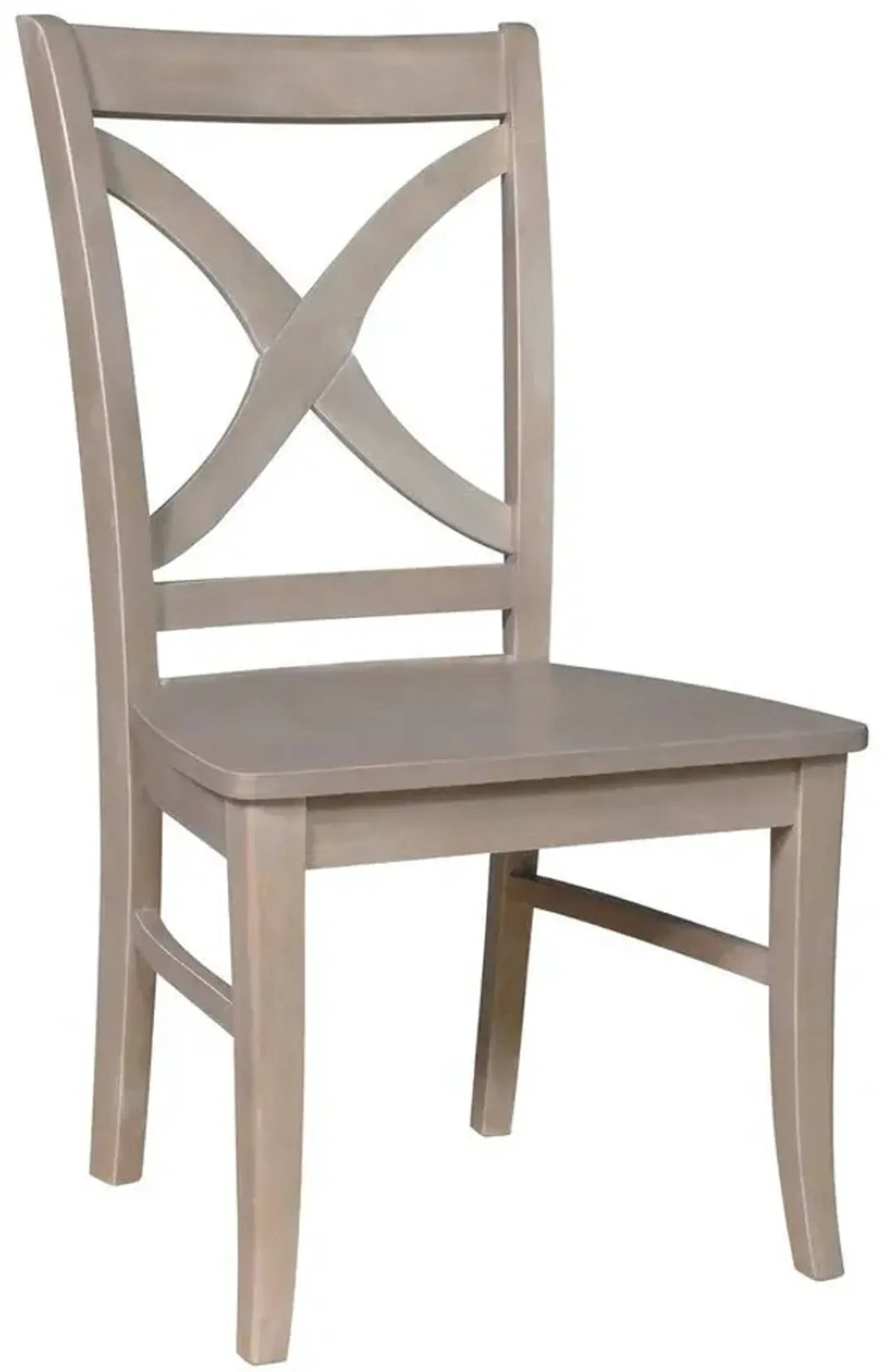 John Thomas Cosmopolitan Salerno Wood Dining Chair in Taupe Gray