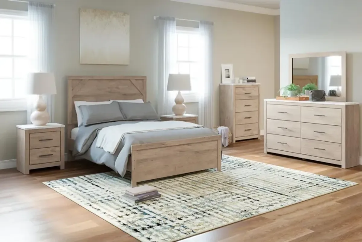 Ashley Senniberg Light Brown Full Panel Bed