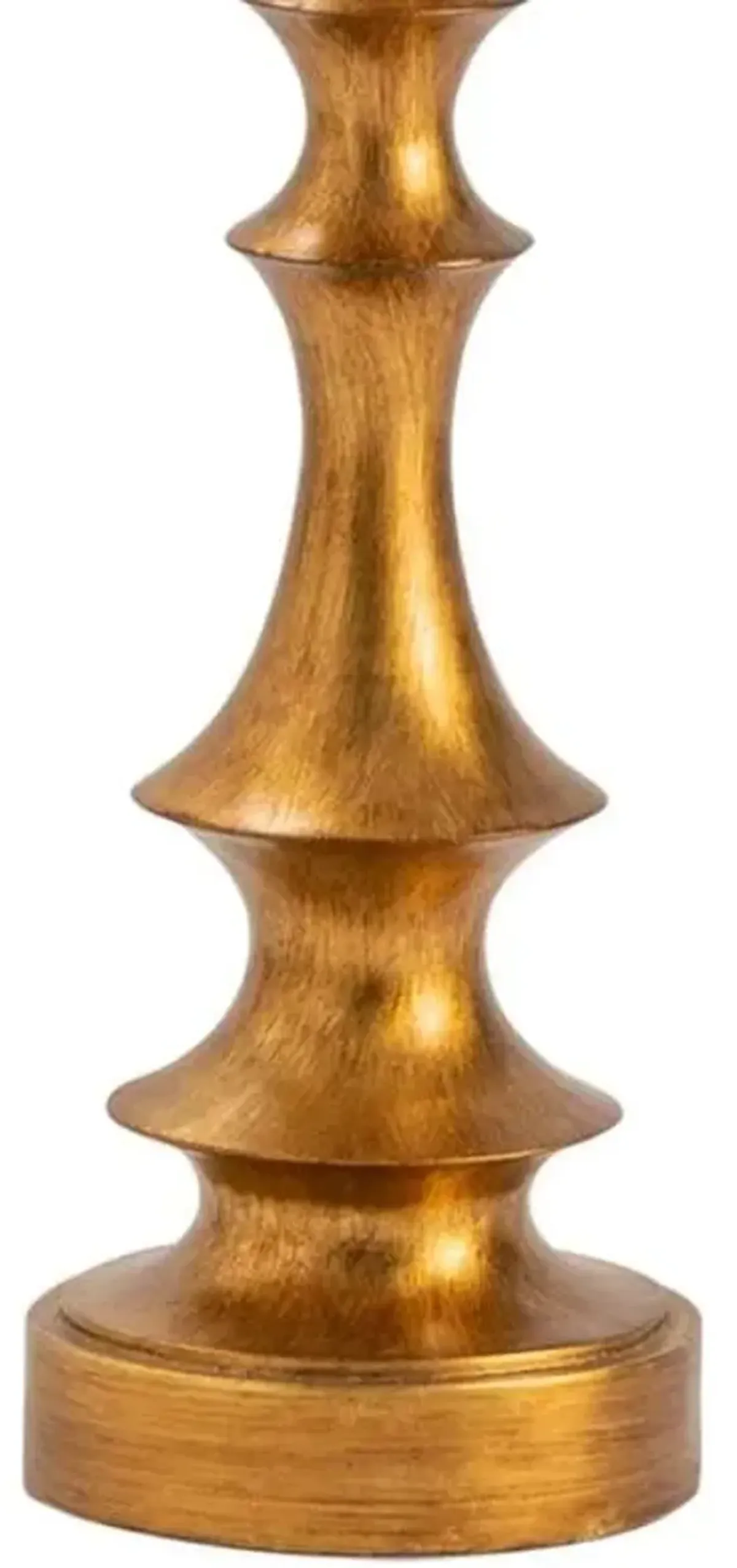 Crestview Langston Gold Leaf Table Lamp