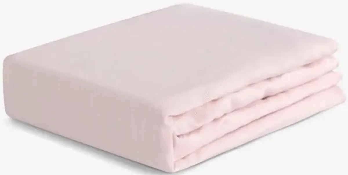 Bedgear Light Pink Hyper-Linen Performance Crib Sheet