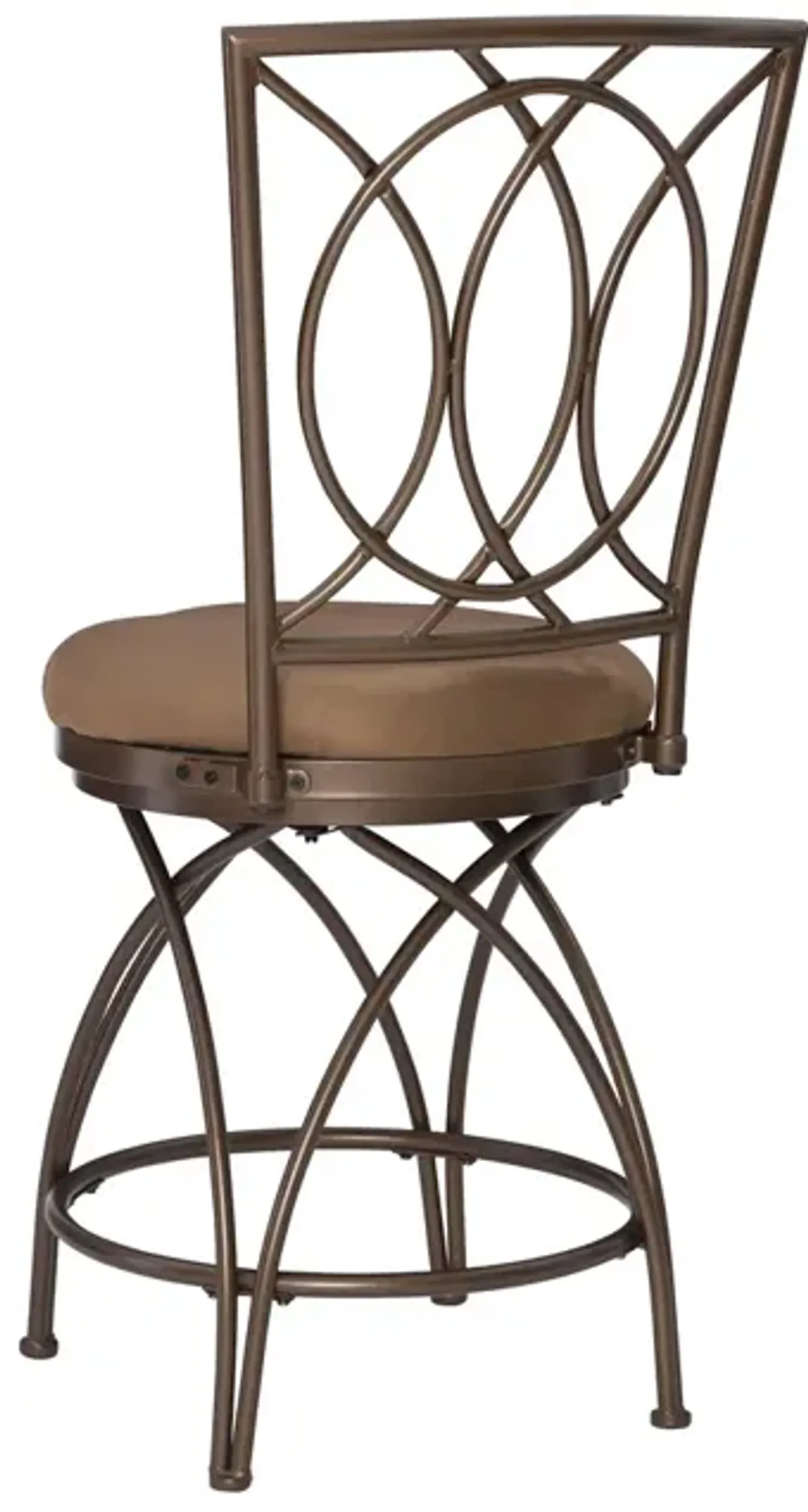 Powell Big & Tall Metal Crossed Legs Counter Stool