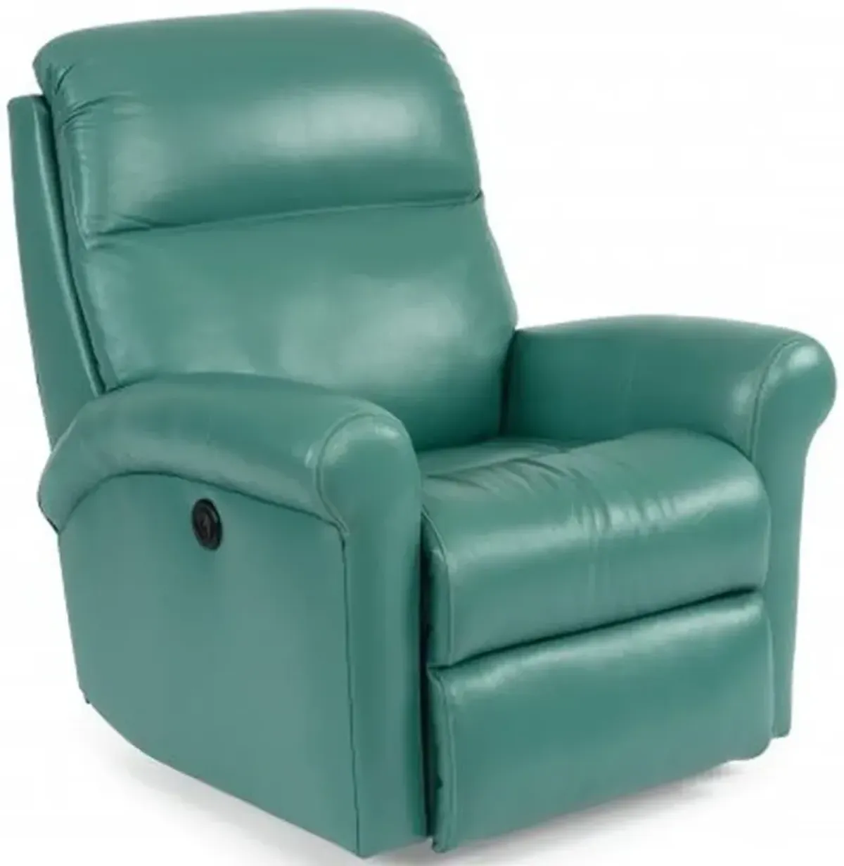 Flexsteel Davis Malachite Power Rocking Leather Recliner