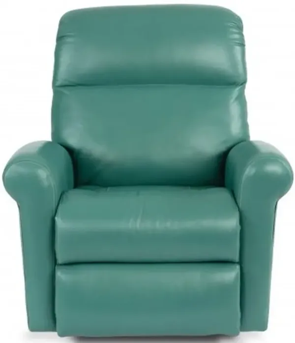 Flexsteel Davis Malachite Power Rocking Leather Recliner