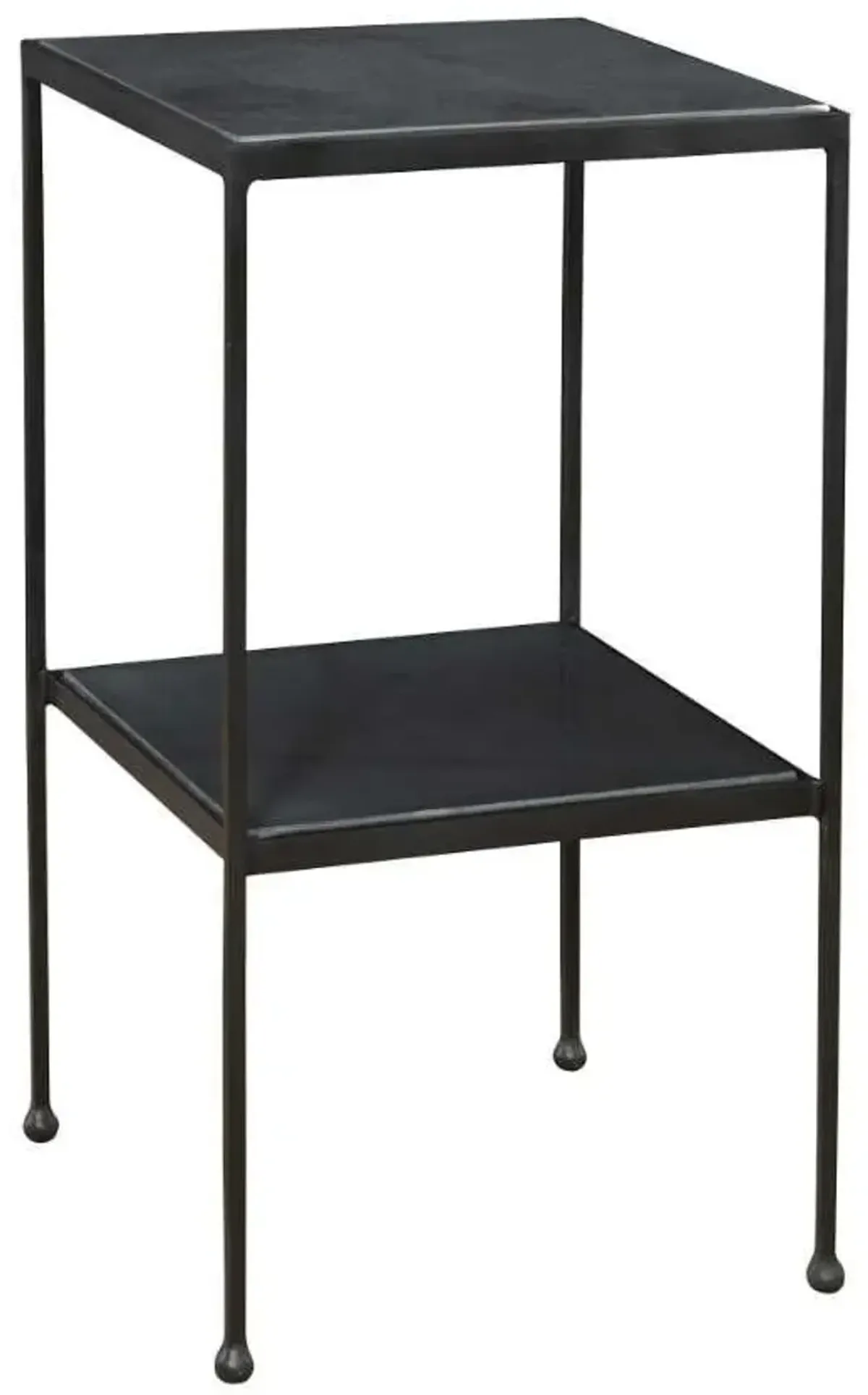 Uttermost Sherwood Matte Black Accent Table